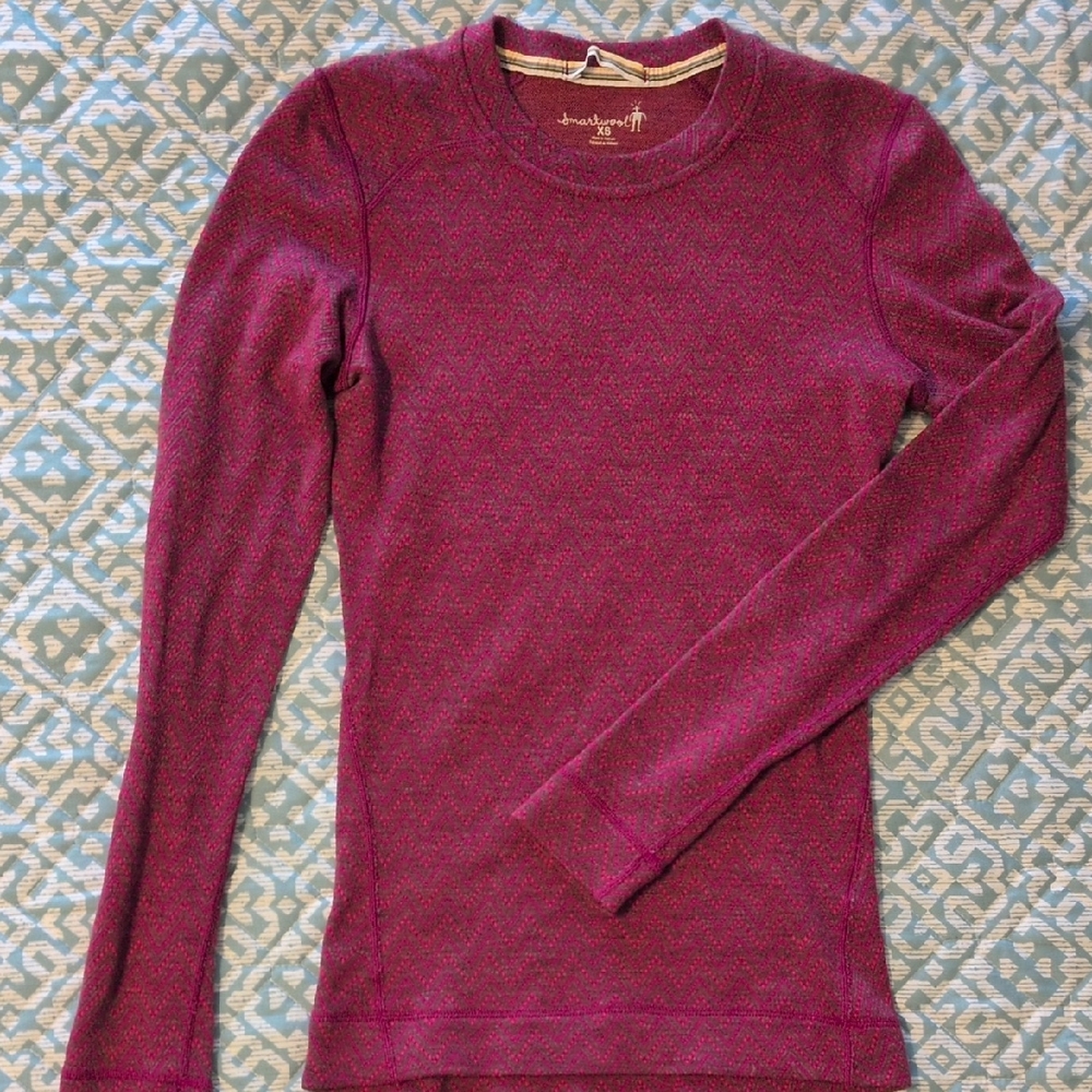 Smartwool Women's Magenta Long Sleeve Top